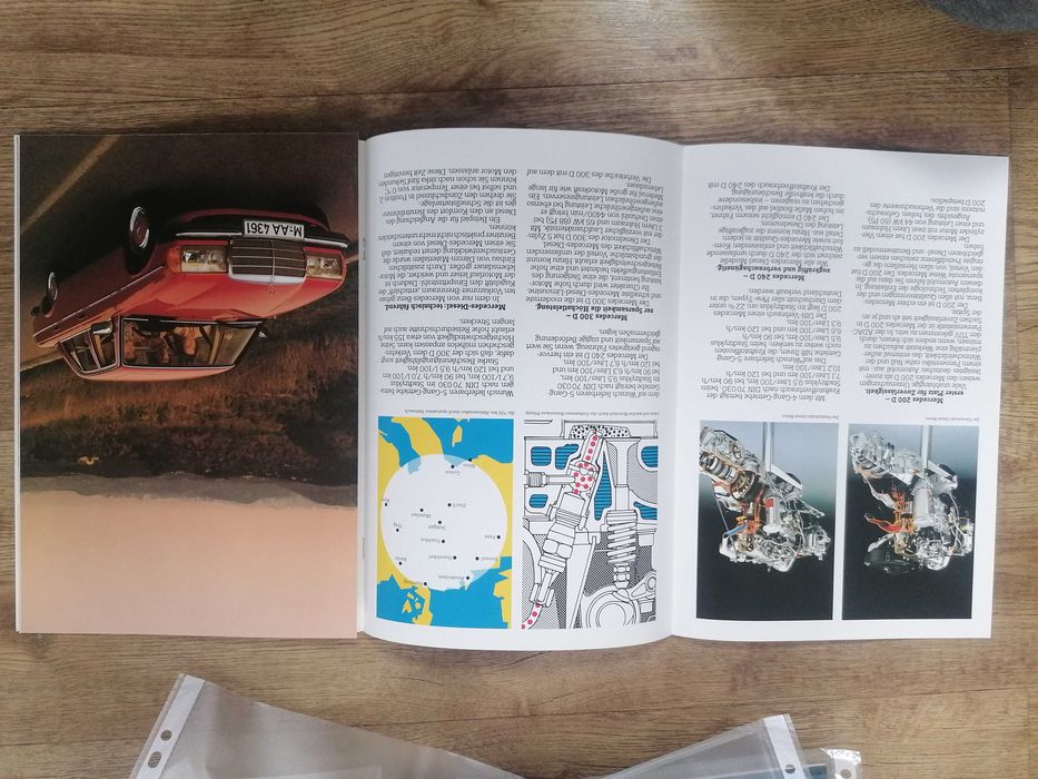 Prospekt Mercedes W123 200D 240D 300D