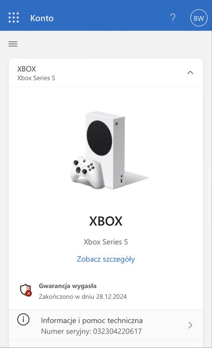 Xbox Series S 512Gb + Kontroler 1914 (TMR)