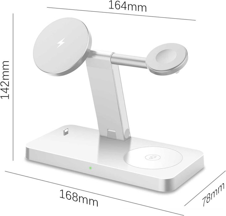 FDGAO B620 Bezprzewodowa ładowarka indukcyjna iPhone Apple Watch 15W