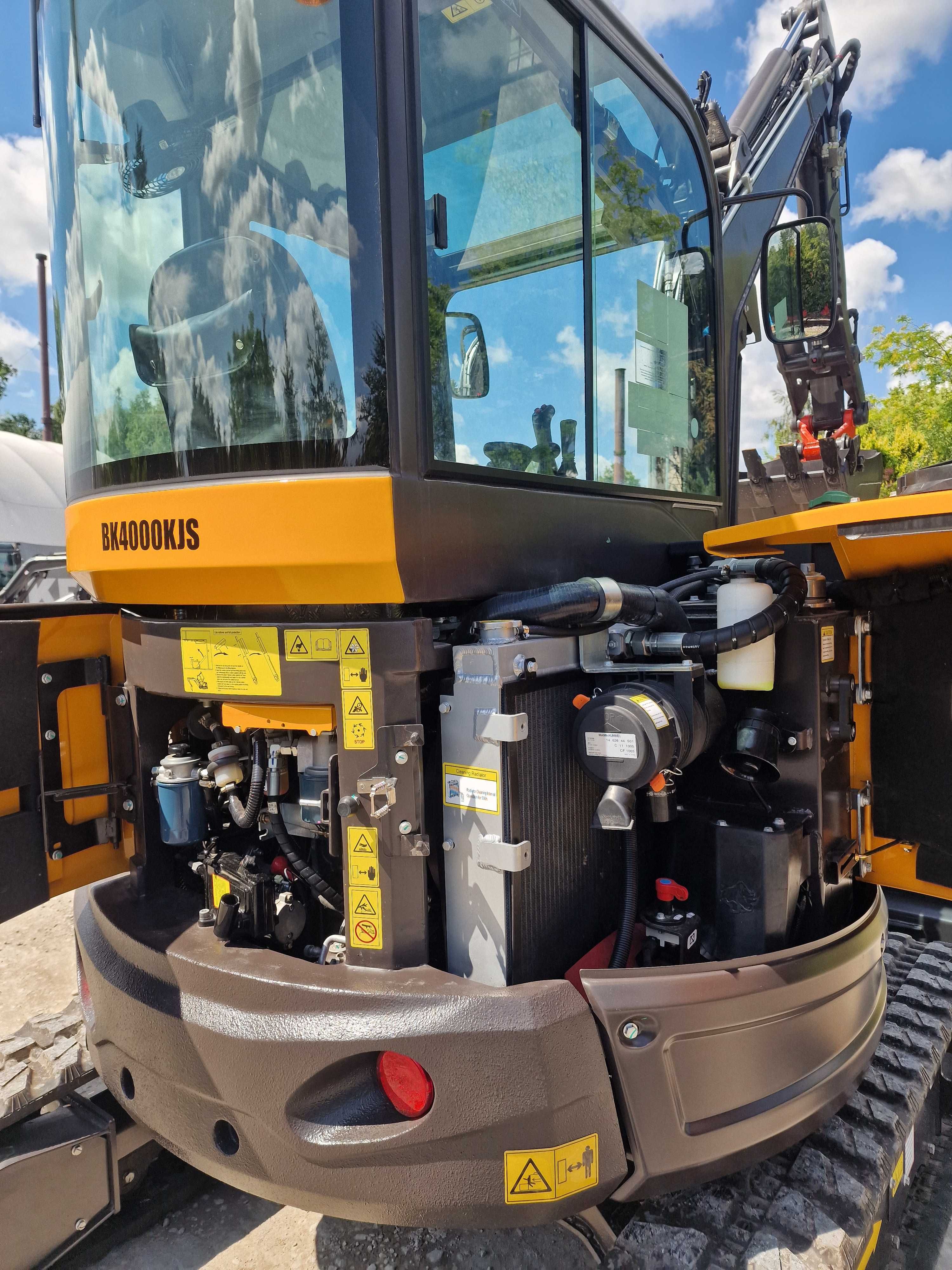 Koparka Berger Kraus BK4000KJS z kabiną silnik KUBOTA klimatyzacja