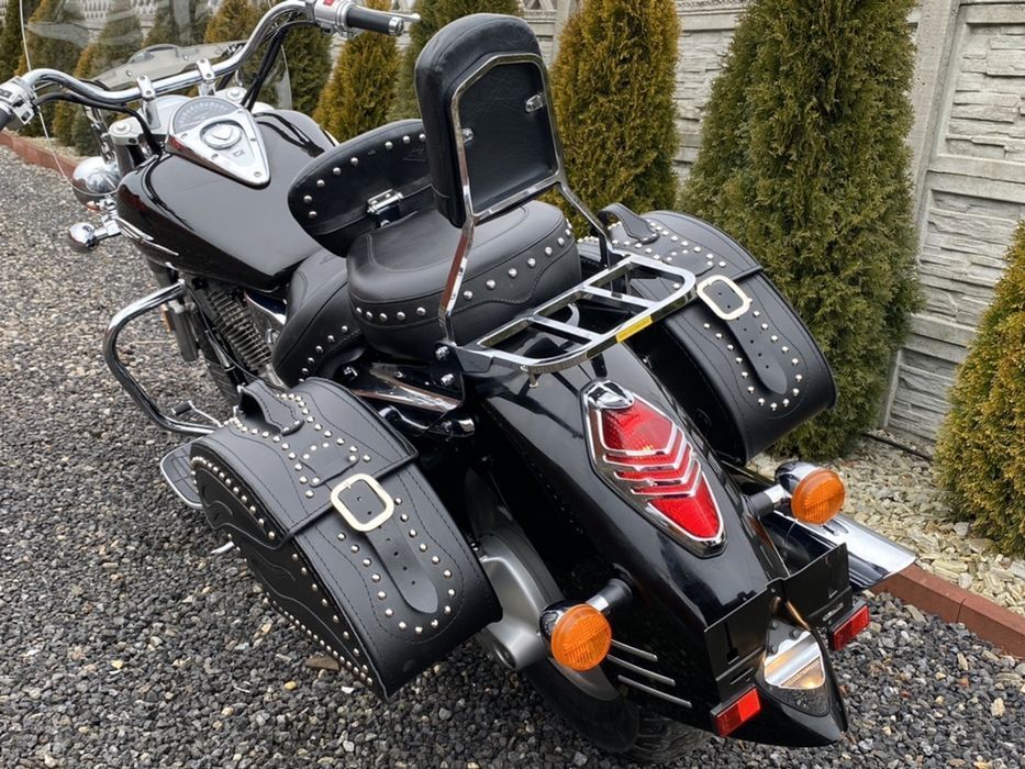 Sakwy motocyklowe skórzane honda vtx 1300 vt 750 shadow Vtx 1800
