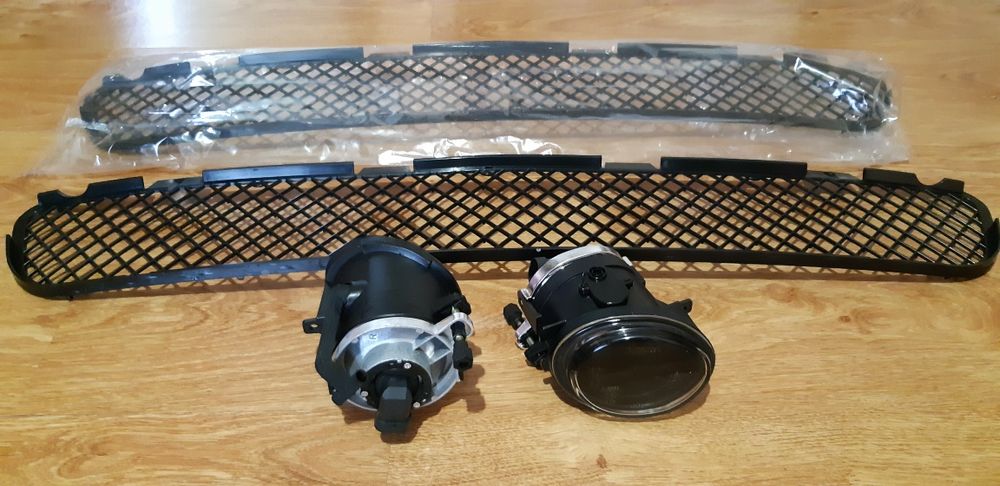 Решетка в бампер ноздры бмв м пакет е39 е46 bmw e39 M Pakiet галогенки