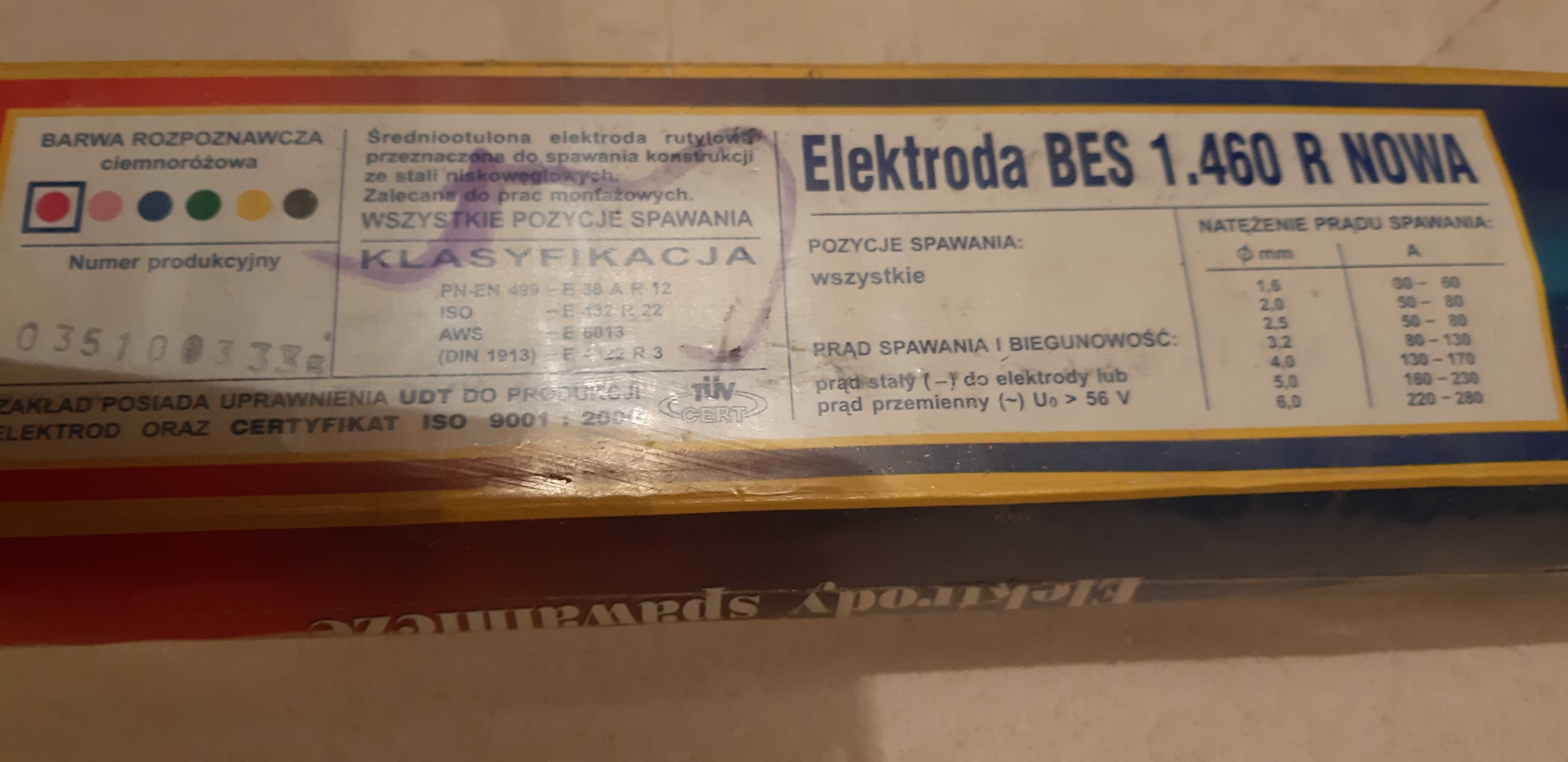 Elektroda BES 1.460 R NOWA 4mm.