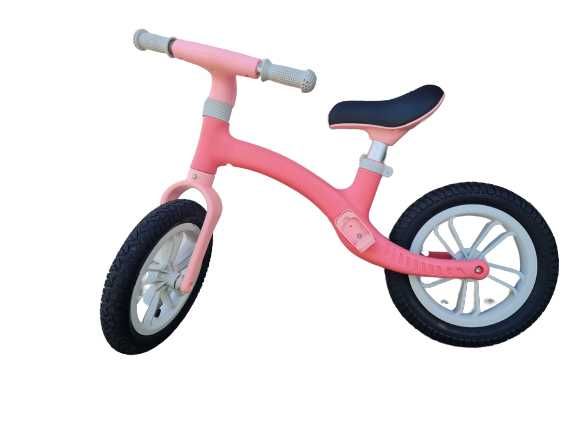 Rower biegowy dla dzieci Flamingo Różowy - pompowane koła