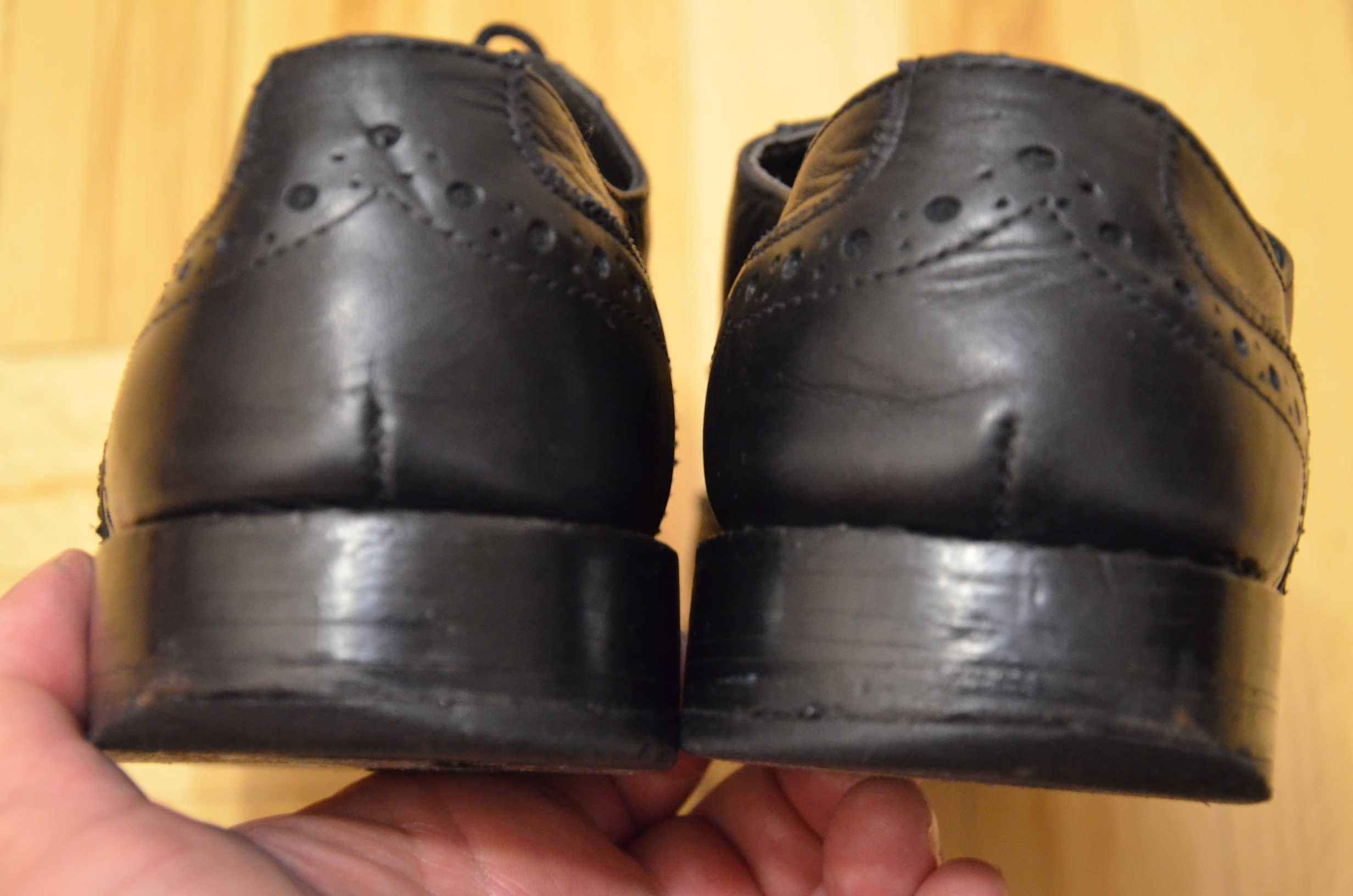 Buty brogsy Ask the missus 41 wkł.27 skóra pancerne obuwie