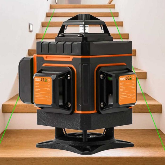 Poziomica laserowa płaszczyznowa 4D z laserem krzyżowym