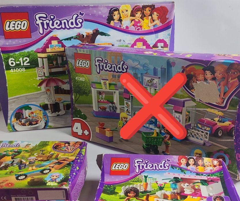 Conjunto 5 Lego Friends Usados