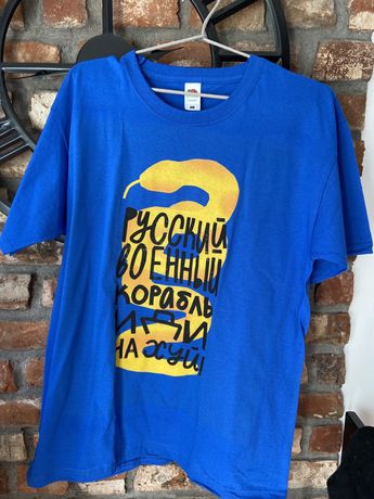 T shirt russki wojenny korabl /rosyjski okręt wojenny