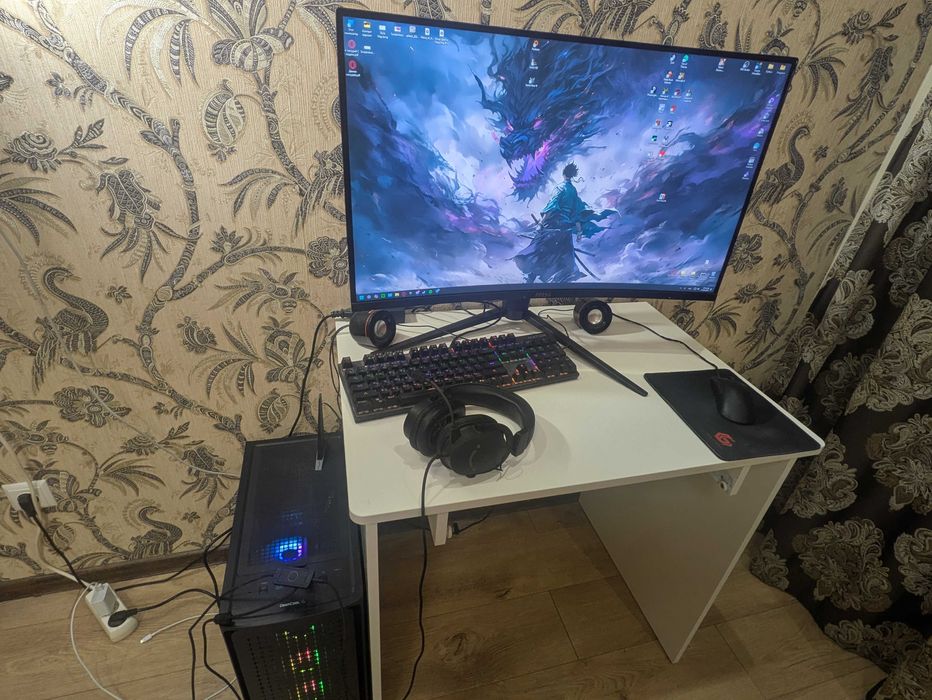 Зібраний ПК + Монітор | RTX 4070, DDR5 32GB 5200, Ryzen 5 7600X
