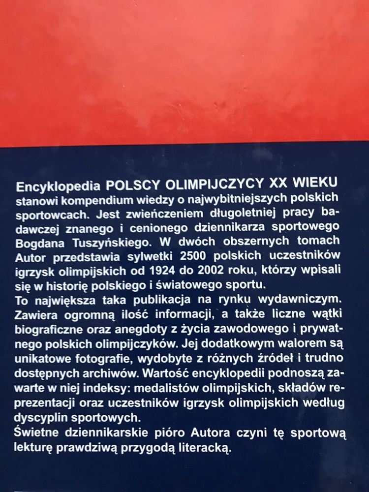 Polscy Olimpijczycy XX wieku - Bogdan Tuszyński. ( 2 tomy)