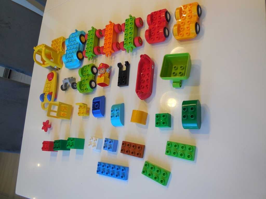 Lego Duplo mix różnych klocków autka i inne  0.7 kg