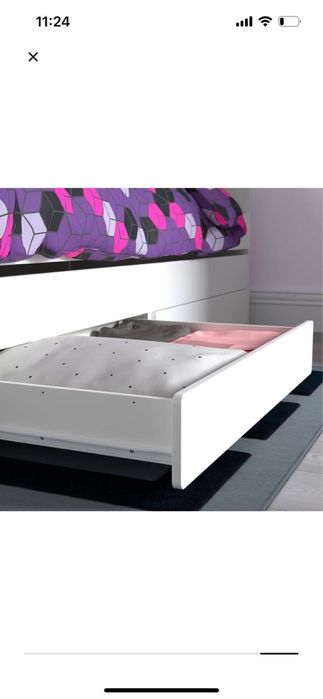 Cama dupla cor branca