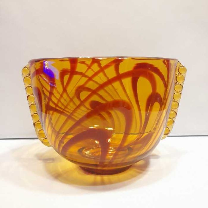 Wazon artystyczny PRL Huta Laura