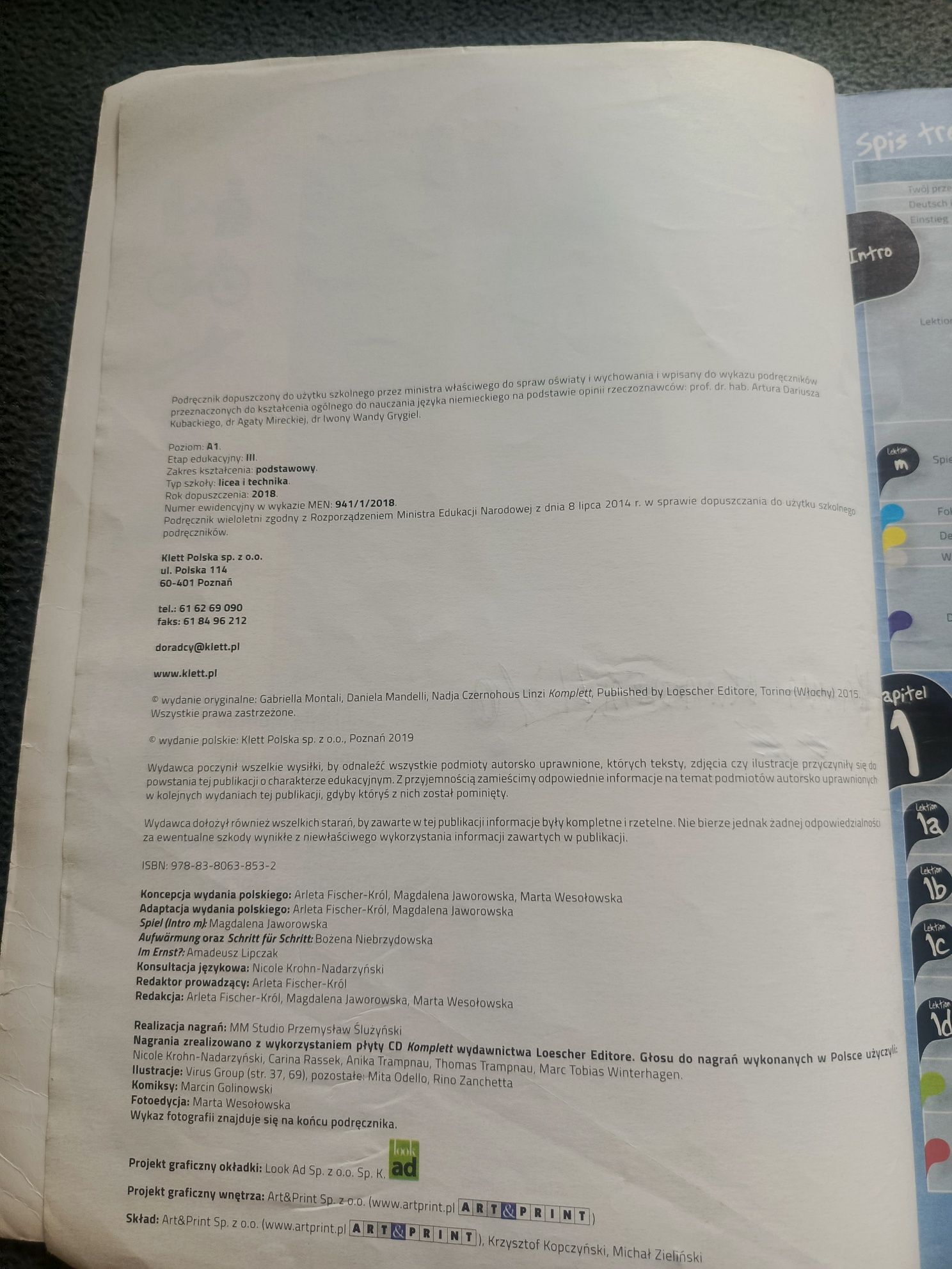 Komplett plus 1 podręcznik + ćw.