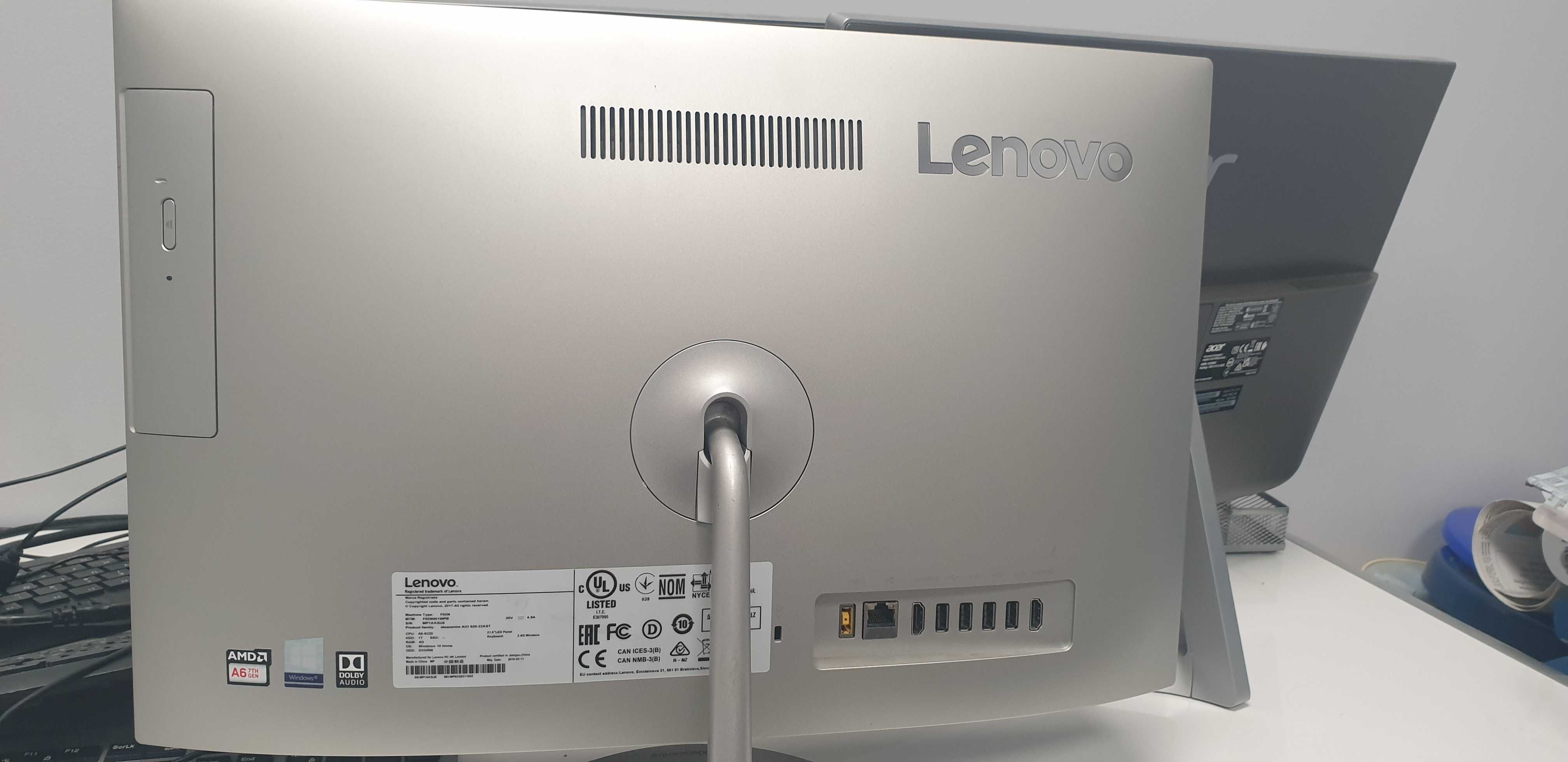 Komputer Lenovo Ideacentre ALL-IN-ONE - uszkodzona matryca
