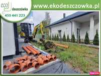 Drenaże, odwodnienia, Profesjonalnie! eko deszczówka,  zbiorniki, rury
