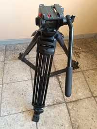 Statyw video Manfrotto 525 MVB + głowica 501 HDV