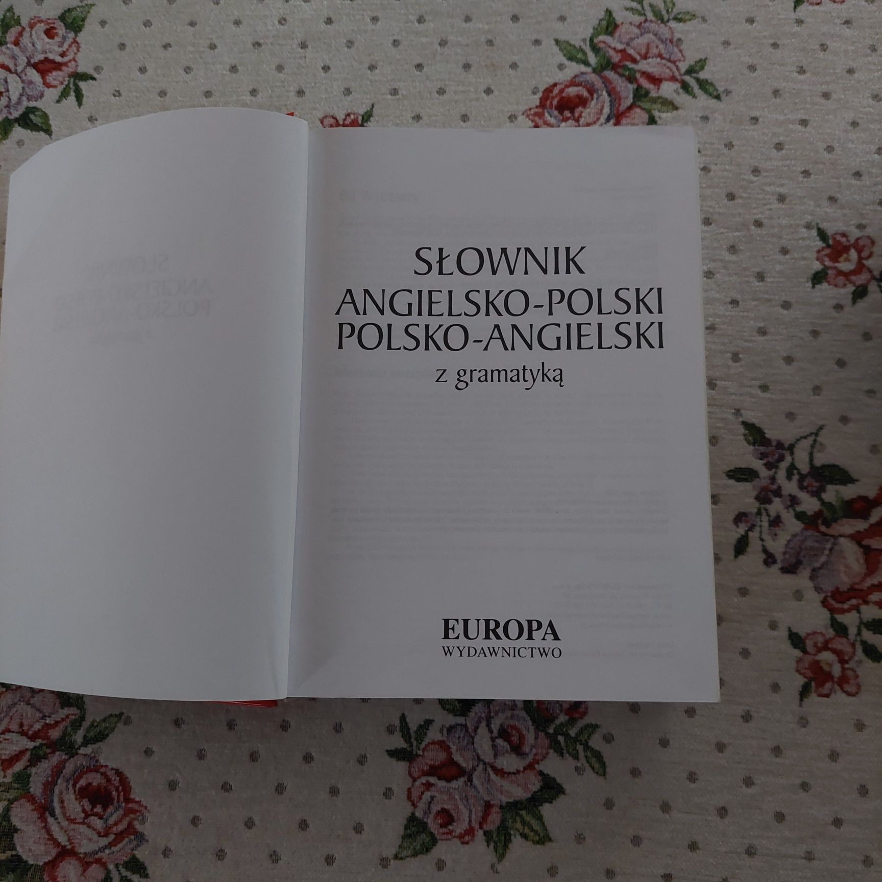 Słownik Angielsko-polski i polsko-angielski z gramatyką