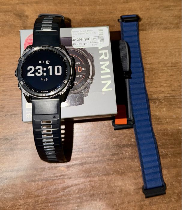 Garmin Fenix 8 Solar Sapphire 51mm Carbon Gray Titanium