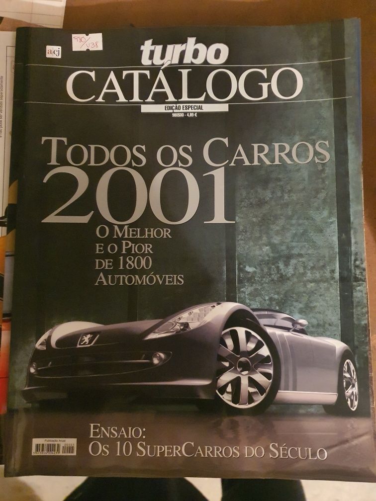 Lote de revistas e catálogos TURBO
