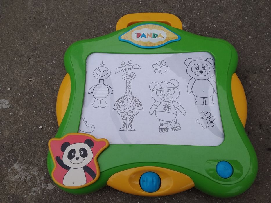 Quadro Panda + Telefone Fisher Price