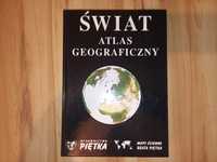 Świat Atlas geograficzny wyd. Piętka stan bdb