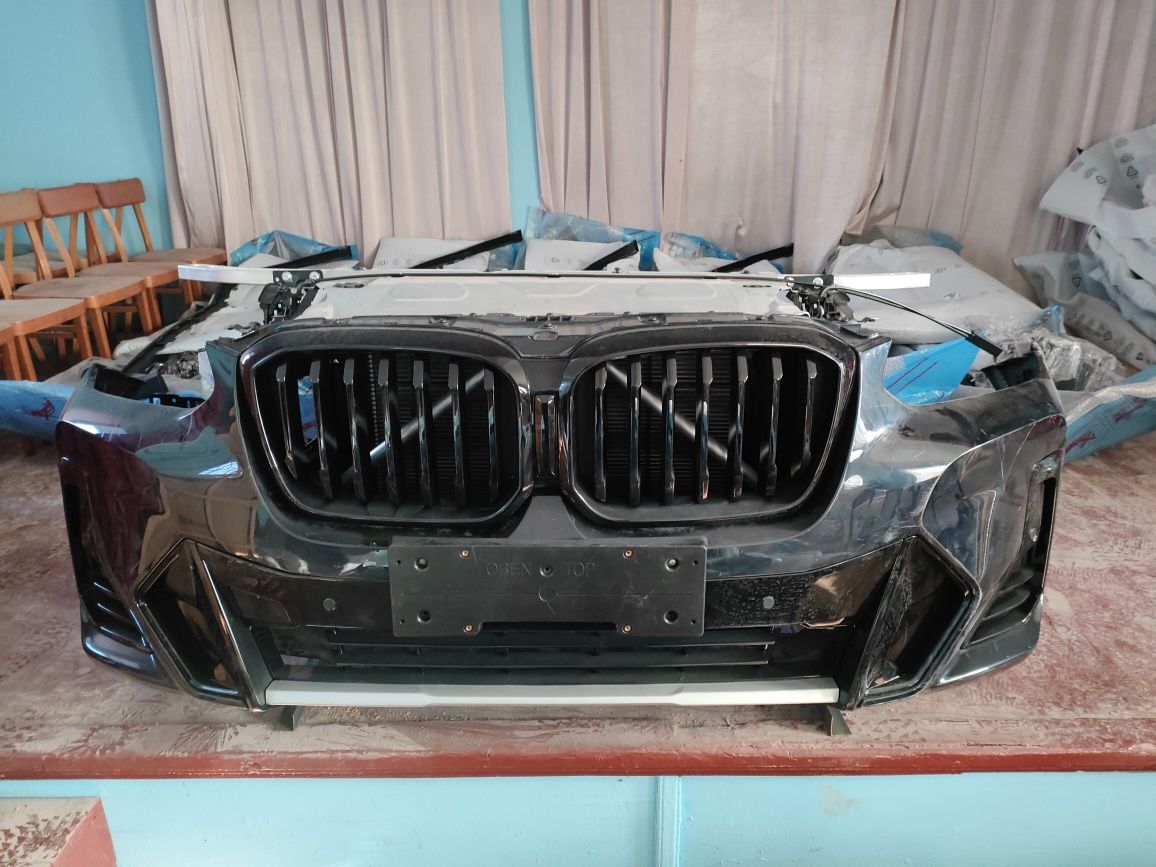 Панель передняя BMW X3 G01 с бампером LCI и фарами LED