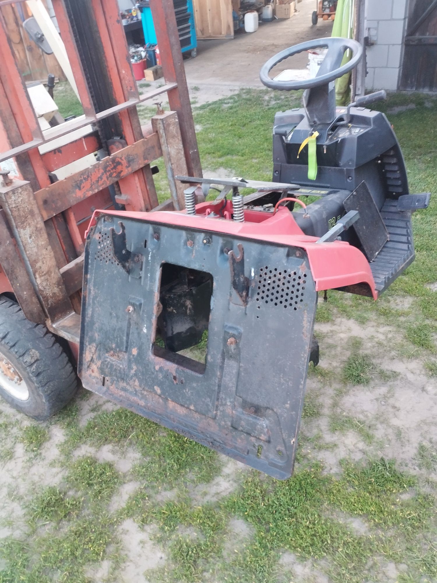 Przekładka na manual z hydro 705-002 Castel garden Honda traktorek