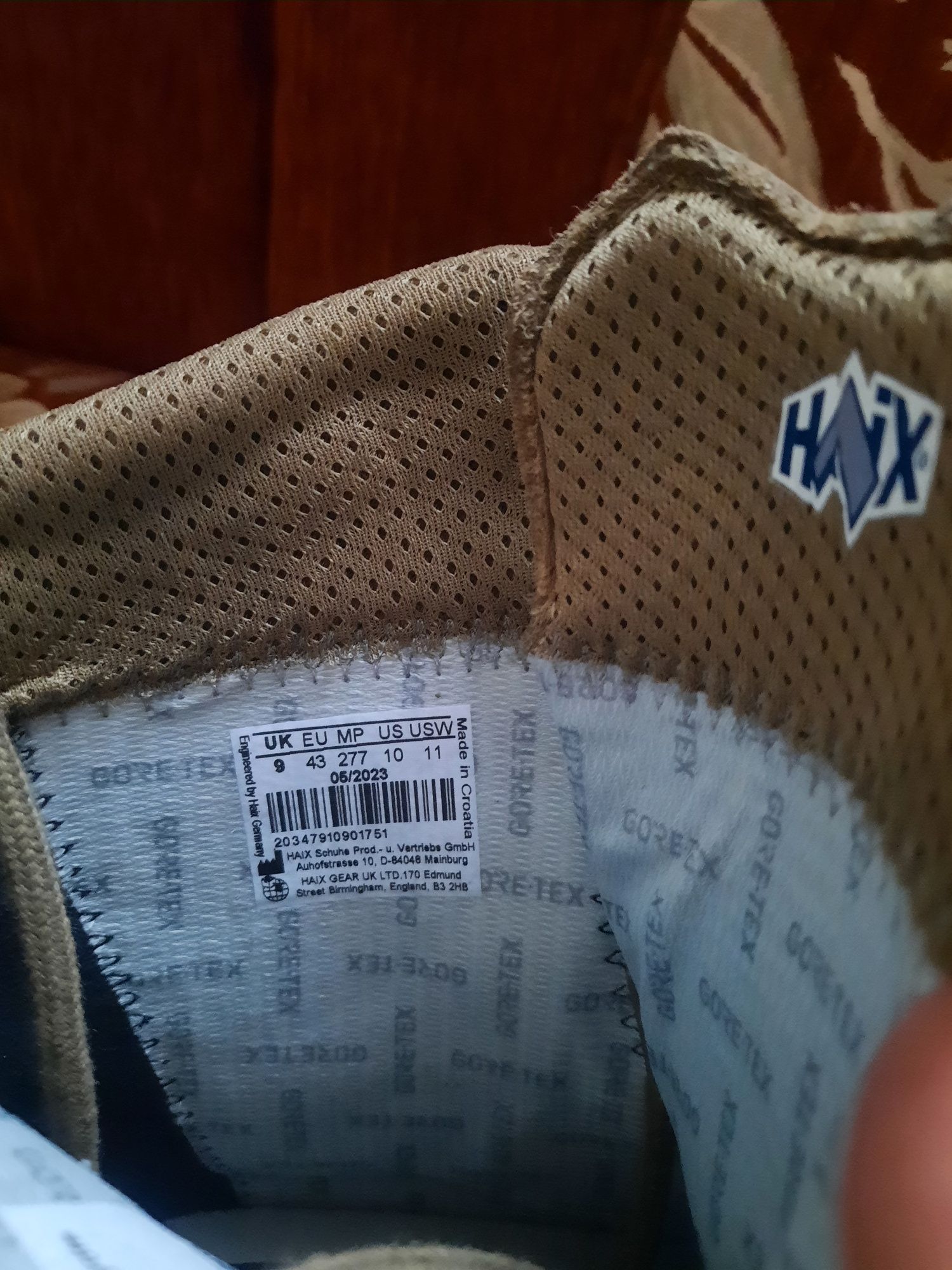 Черевики HAIX Combat GTX Gore-Tex Coyote