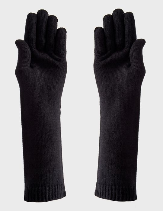 Рукавиці жіночі Twinset Milano оринінал Рукавички довгі Перчатки чорні