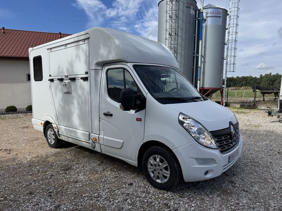 Renault Master koniowóz 2.3 diesel 165 KM do przewozu koni zwierzat FV