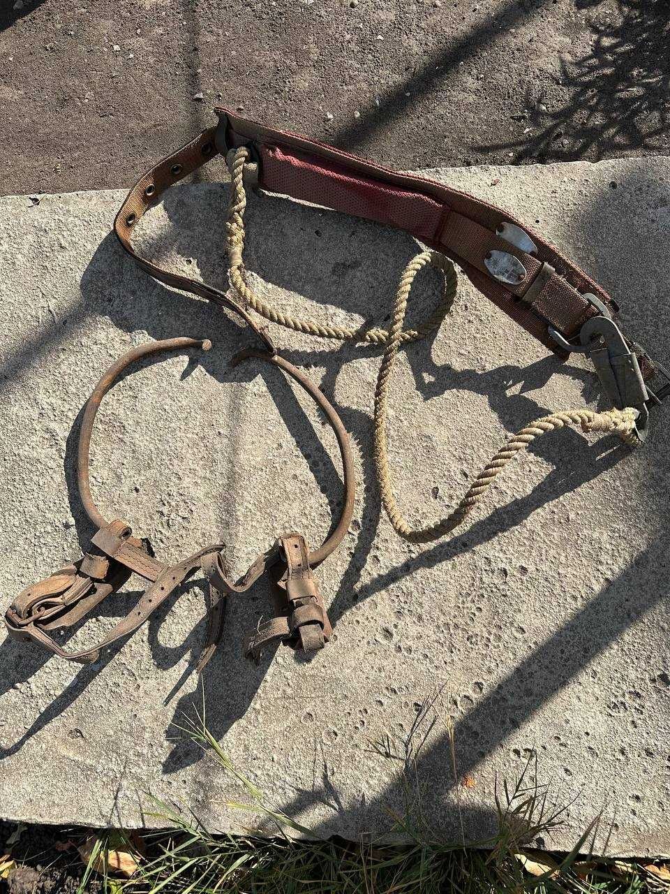 Продам монтерские лази когти и пояс.