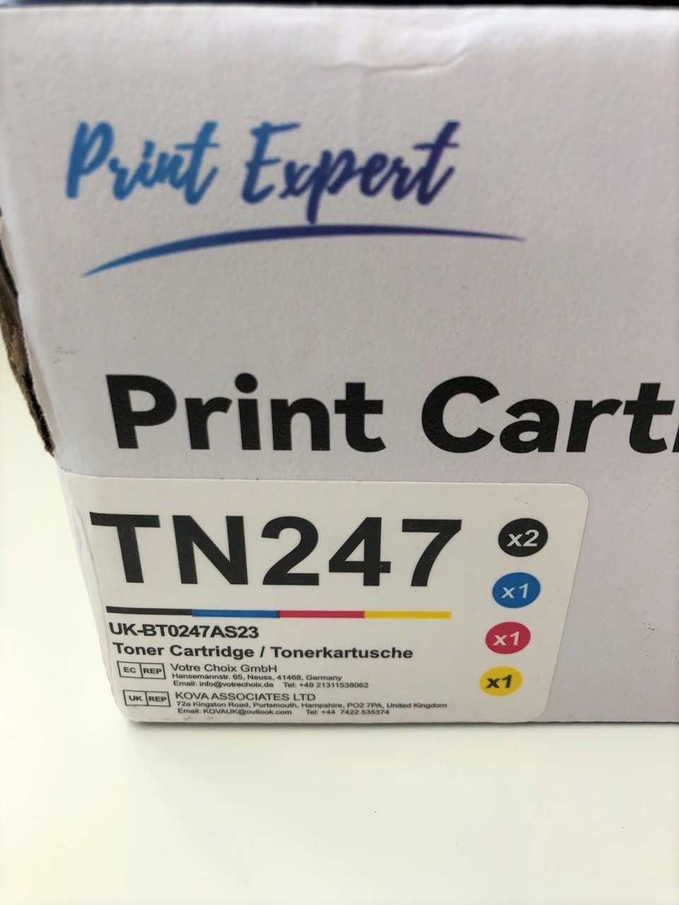 Лазерні картриджі, тонери TN-247 (5 штук в наборі).