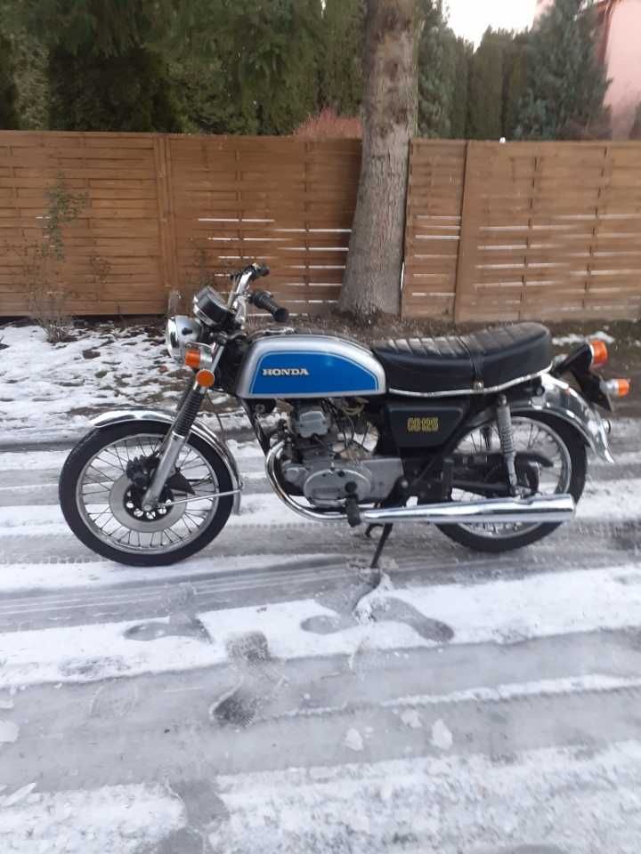 Honda CB 125 k  zarejestrowany jako zabytek