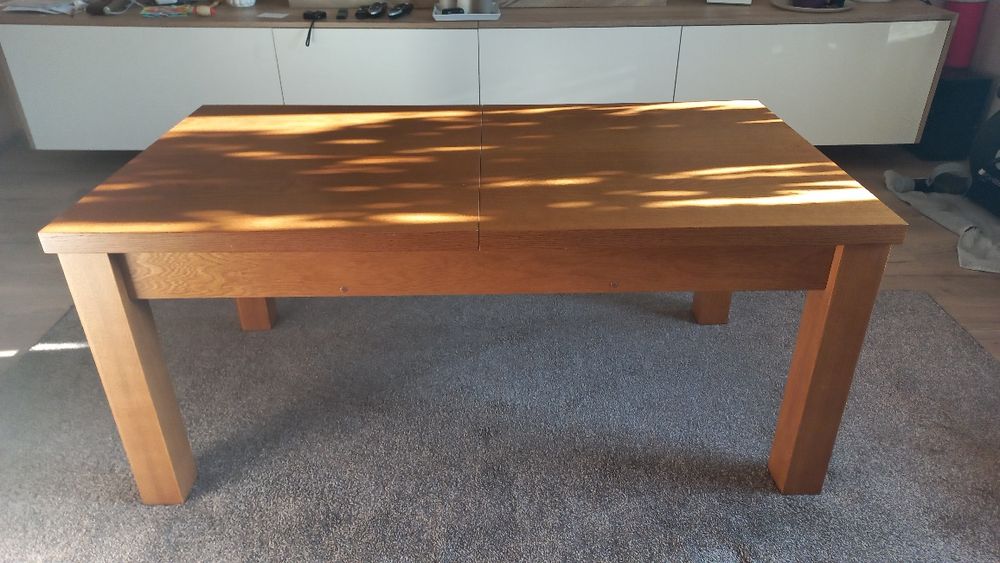 Ława rozkładana kolor złoty dąb szer.74 x dł.136x181 wys.59