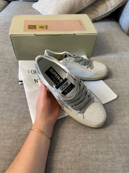 Кеди Golden Goose голден гус із срібною зіркою 37-37.5 р.