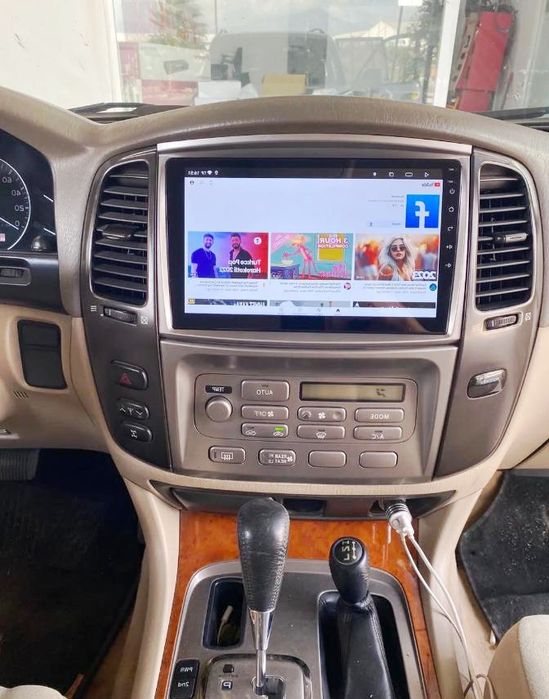 Магнітола для Toyota Land cruiser 100 2002-2007 android, під камеру