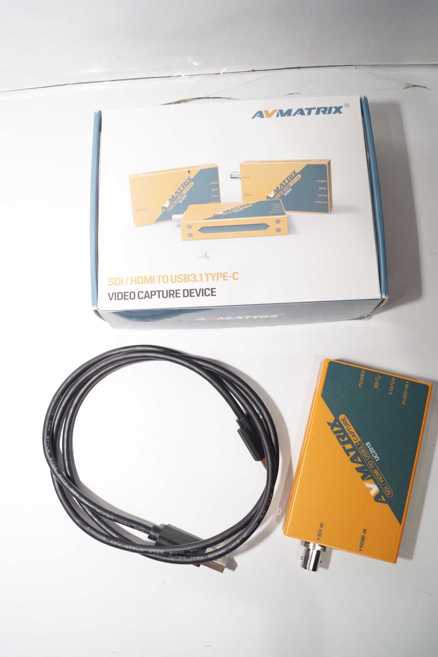 karta przychwytywania video Avmatrix UC2018 sdi/hdmi usb3.1 typ c