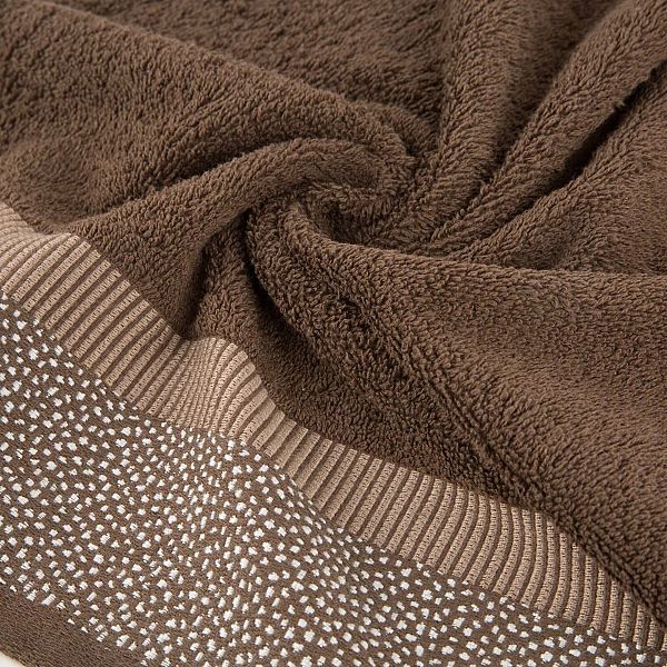 Ręcznik 70x140 Bawełniany Kąpielowy 485g/m2 Marit 02 C.Brąz