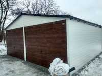 garaż 6x6 profil ocynkowany wzmocniony biały grafitowy GSTAL 4x6 7x5
