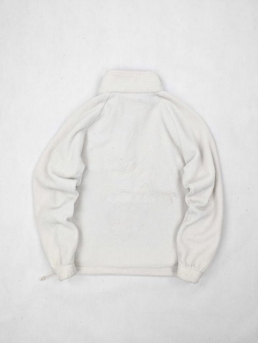 Adidas szara bluza polar s logo