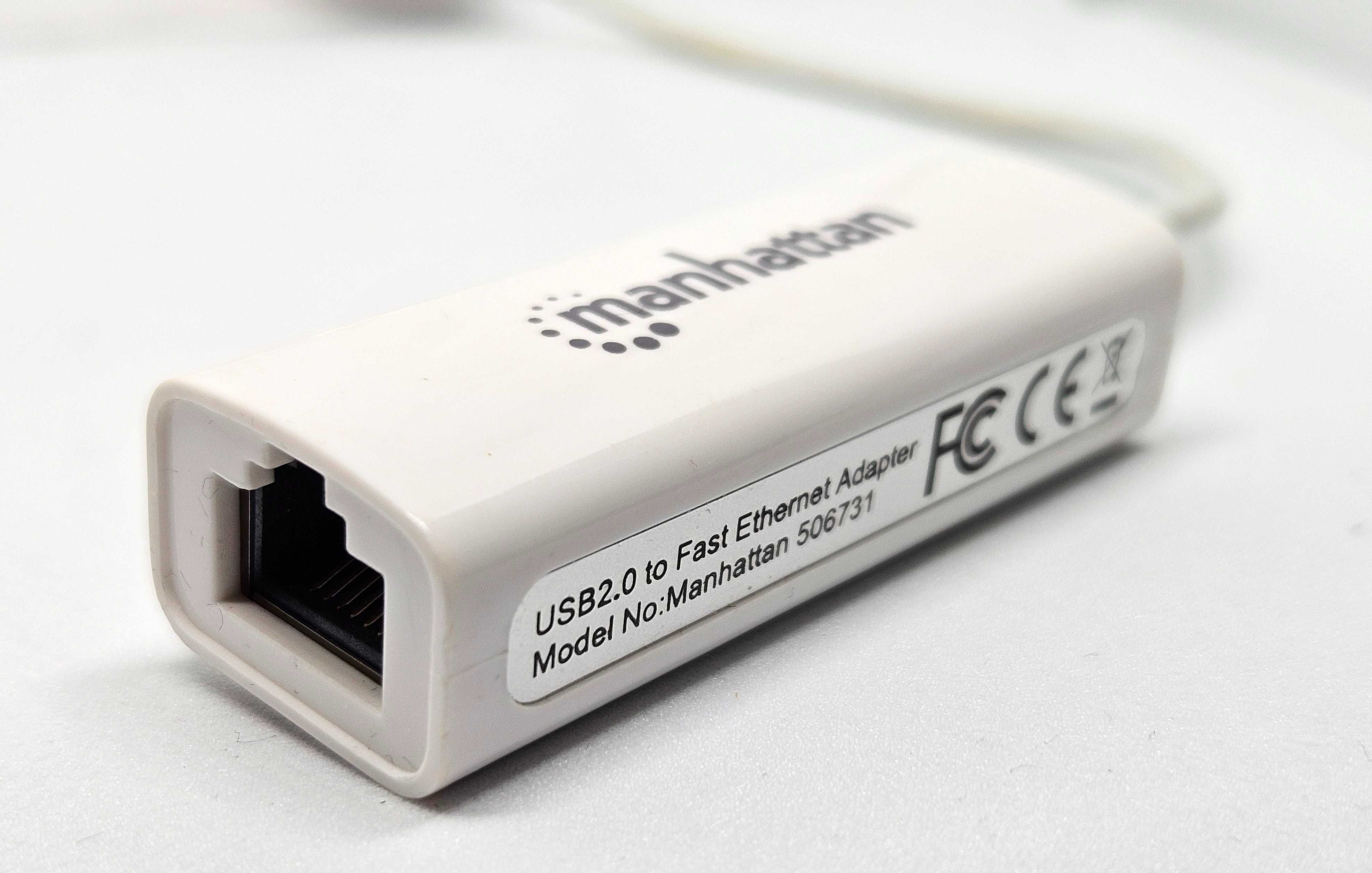 Переходник сетевой Manhattan USB 2.0 AM - Ethernet