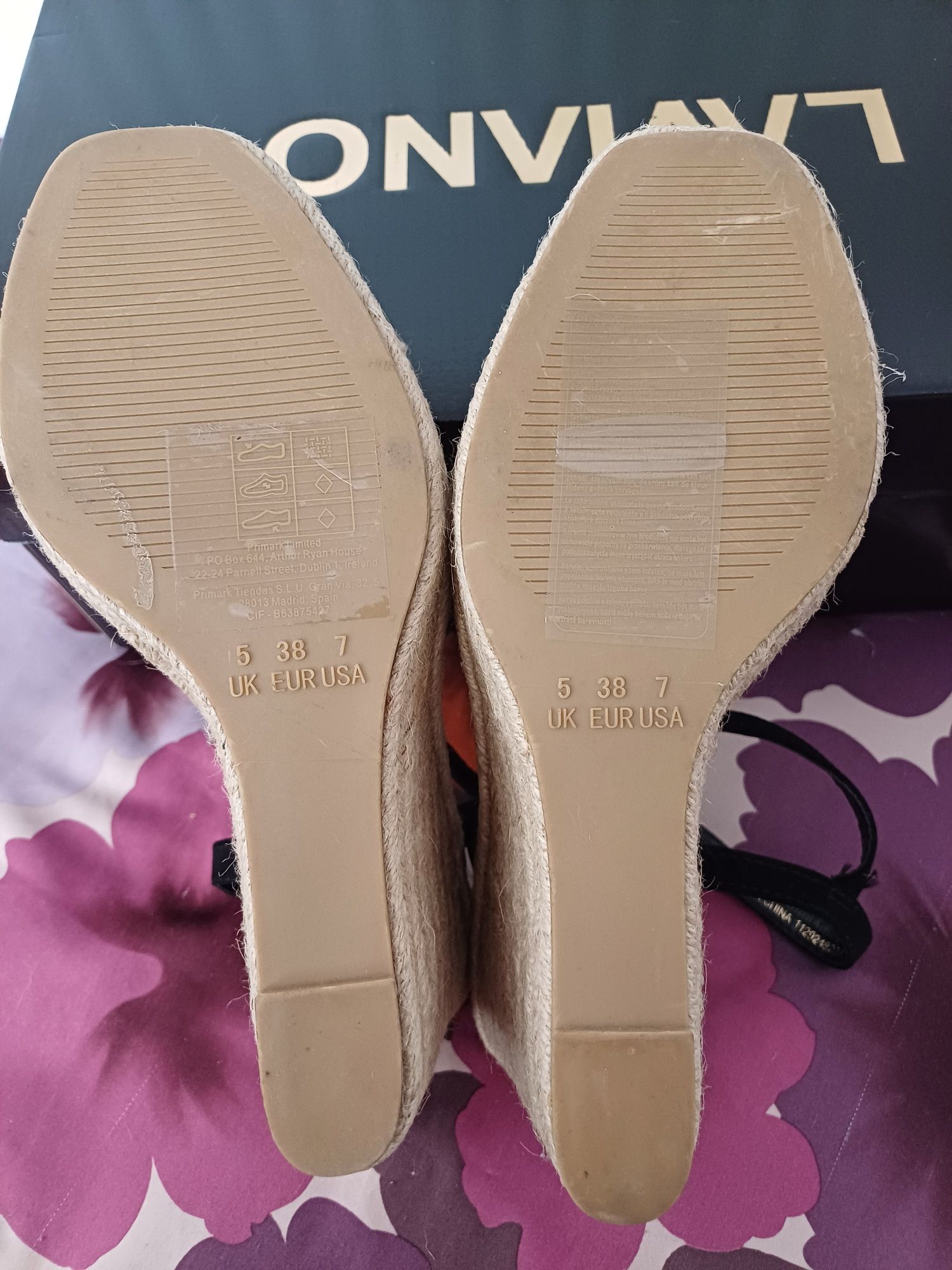 Zamszowe sandały/ buty  Primark