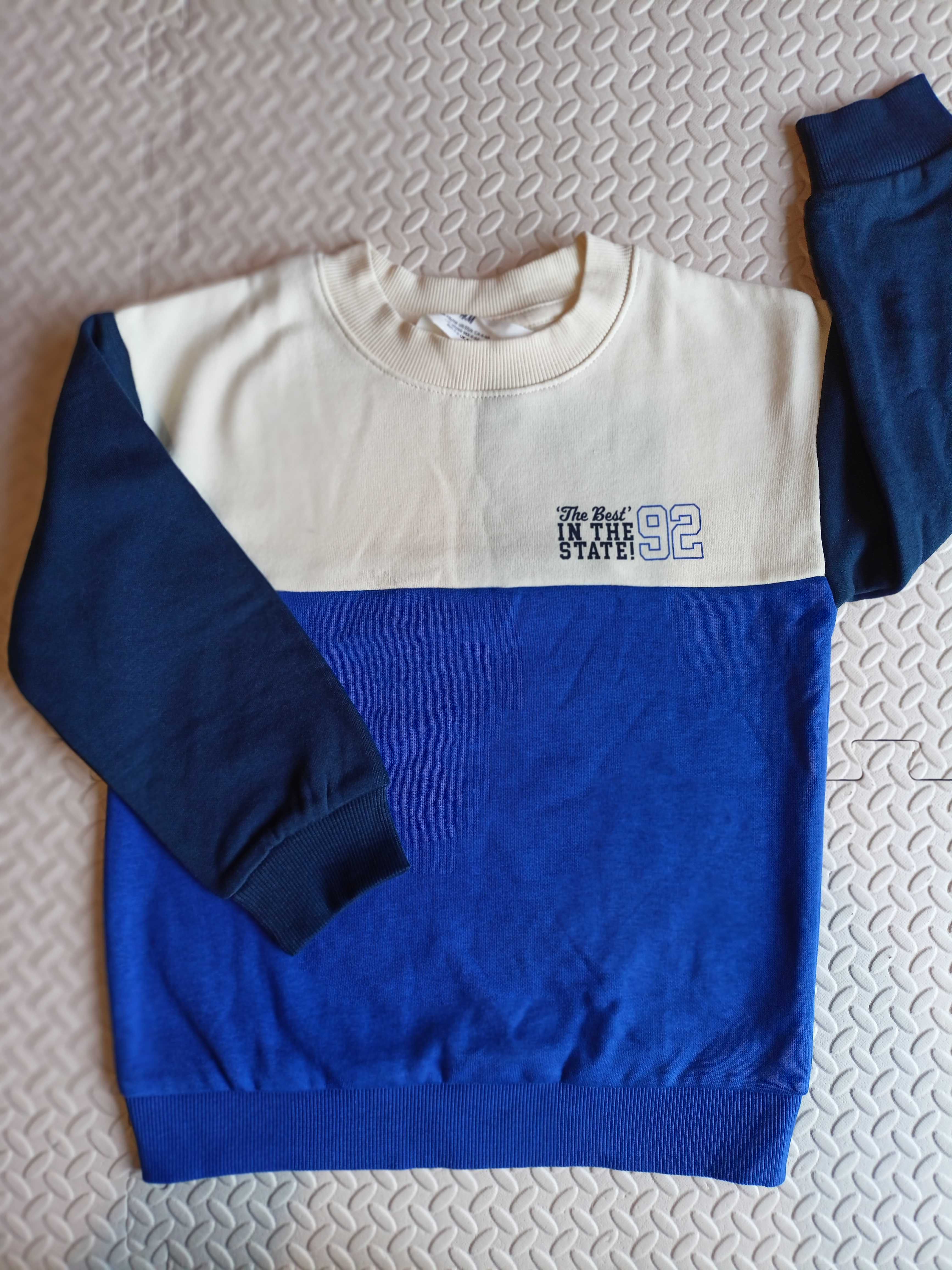Nowe bluzy i bluzki dla chłopca 110-116