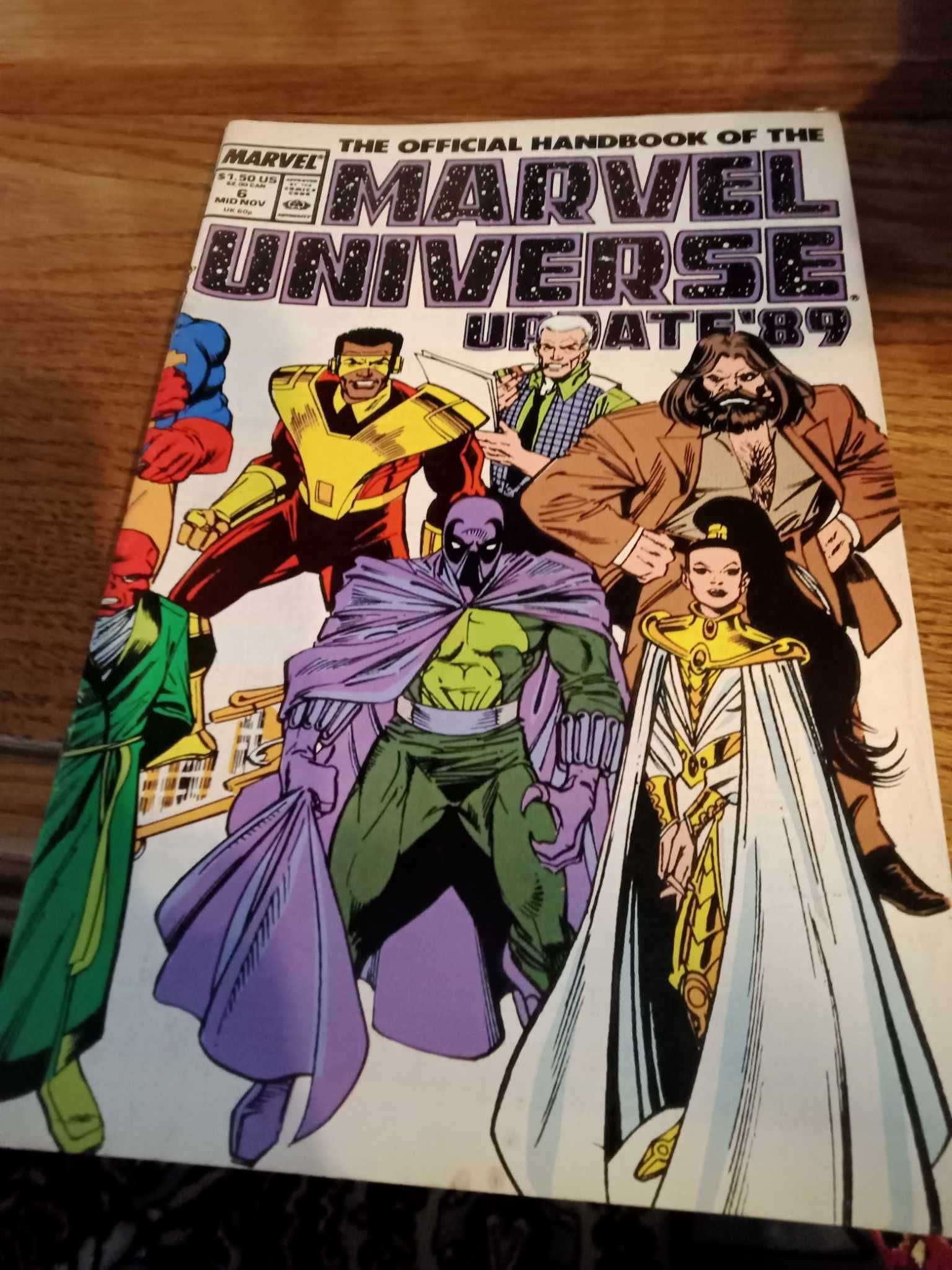 Komiksy Marvel Universr 1989 wersja ang.sztuk 6.