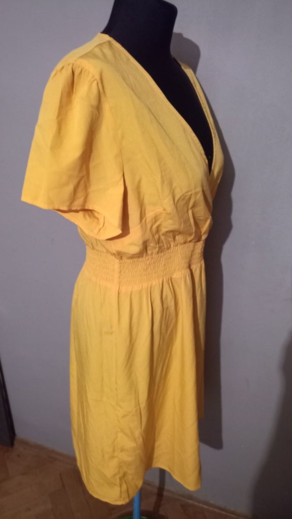 Żółta sukienka Terranova r.XL