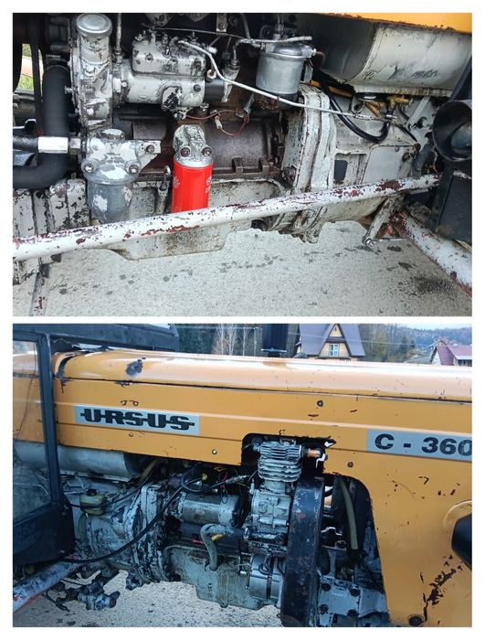 Ursus C360 3P Perkins Nowy silnik /Opony Kabat Kabina Transport