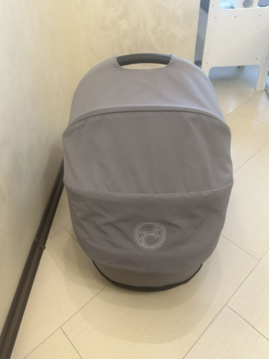 Візочок, коляска 3 в 1 Cybex Сайбекс Priam 4.0 Lux шасі Chrome Brown