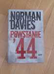 Książka Norman Davies, powstanie 44', wydawnictwo znak