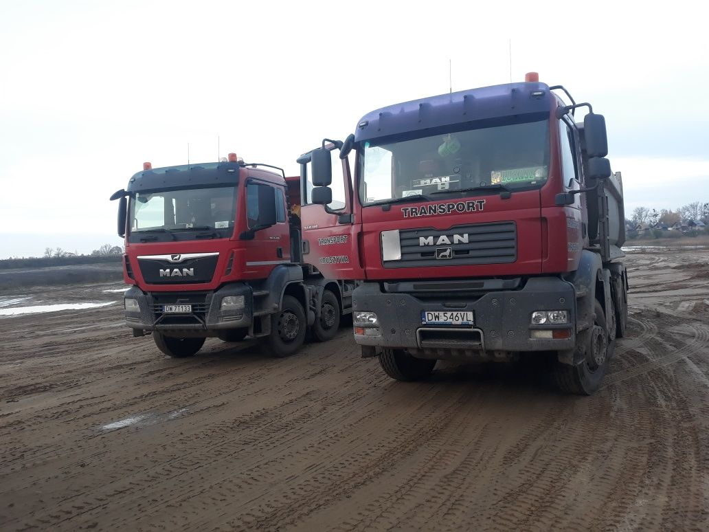 Transport i sprzedaż kruszyw Wrocław piasek żwir